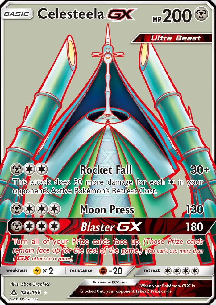 Celesteela GX 144 Ultra Prism Pokesingles