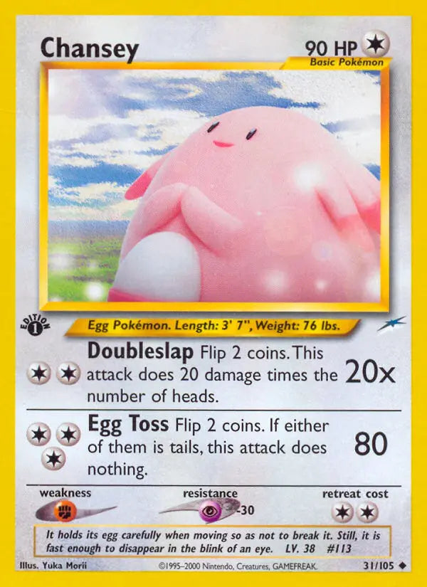 Chansey 31 Neo Destiny Pokesingles