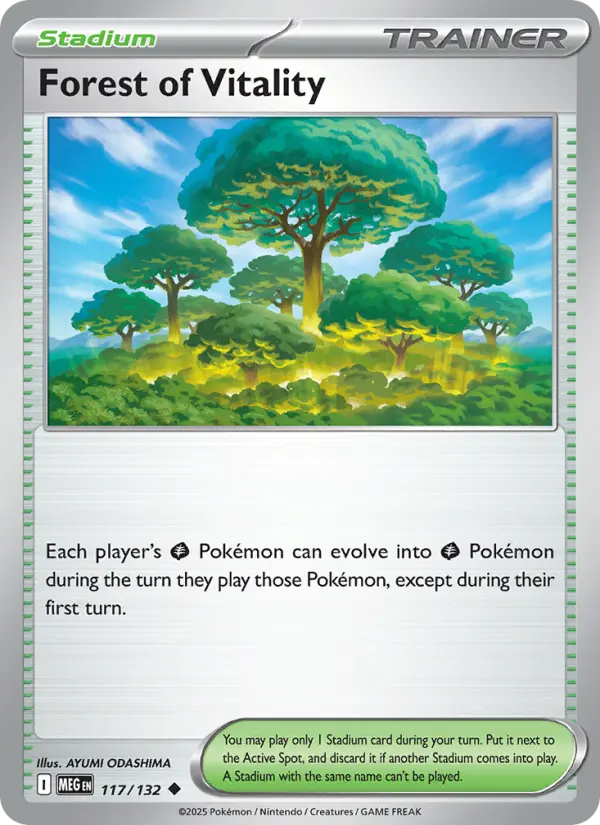 Forest of Vitality 117 Mega Evolution Pokesingles