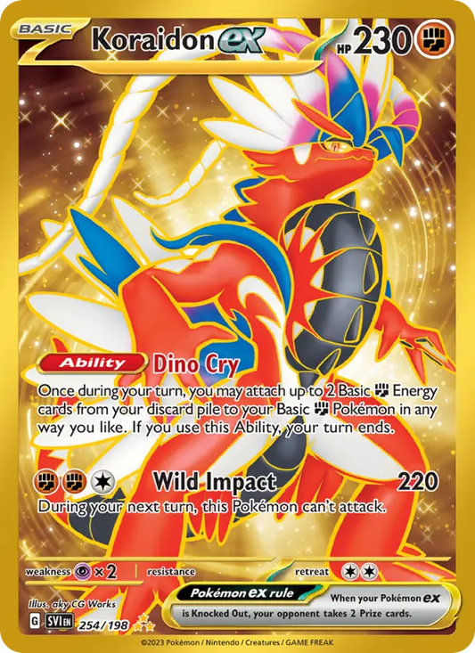 Koraidon ex 254 Scarlet & Violet Pokesingles