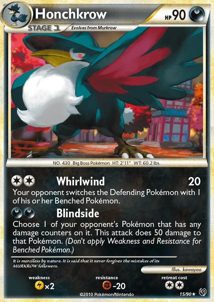 Honchkrow 15 Undaunted Pokesingles