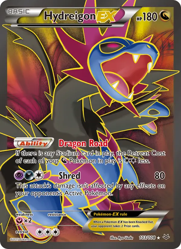 Hydreigon EX 103 Roaring Skies Pokesingles
