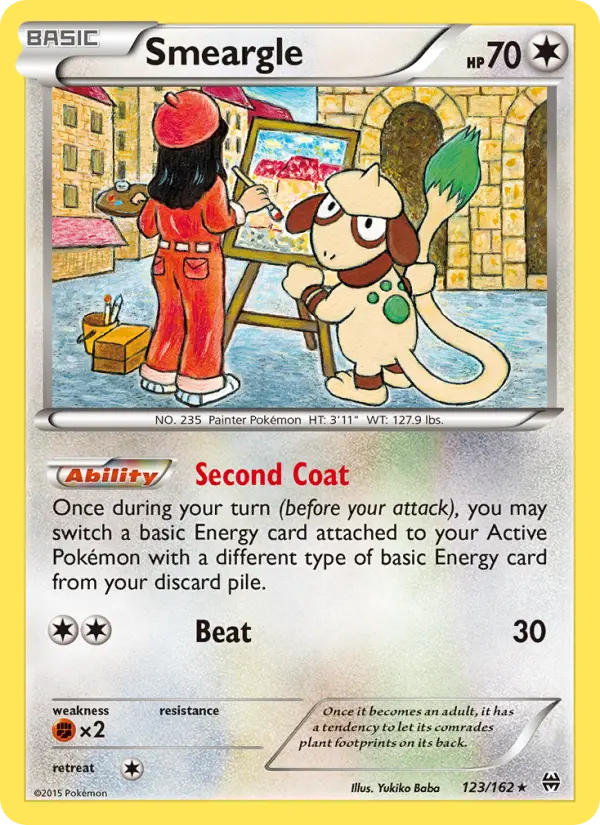 Smeargle 123 BREAKthrough Pokesingles