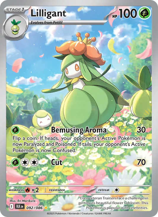 Lilligant 92 Black Bolt Pokesingles