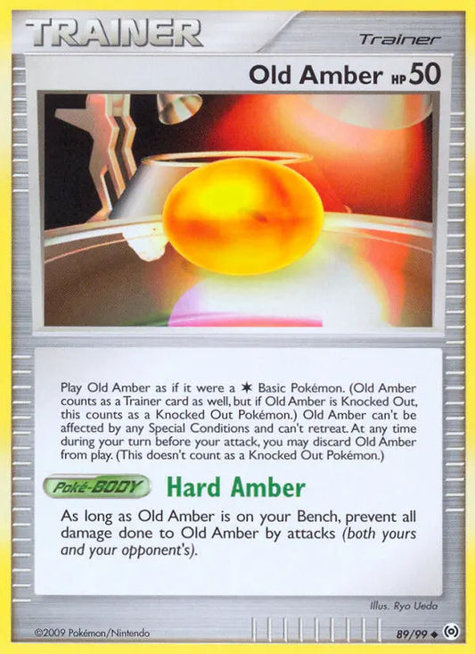 Old Amber 89 Arceus Pokesingles