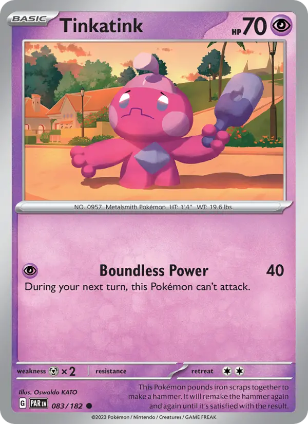 Tinkatink 83 Paradox Rift Pokesingles