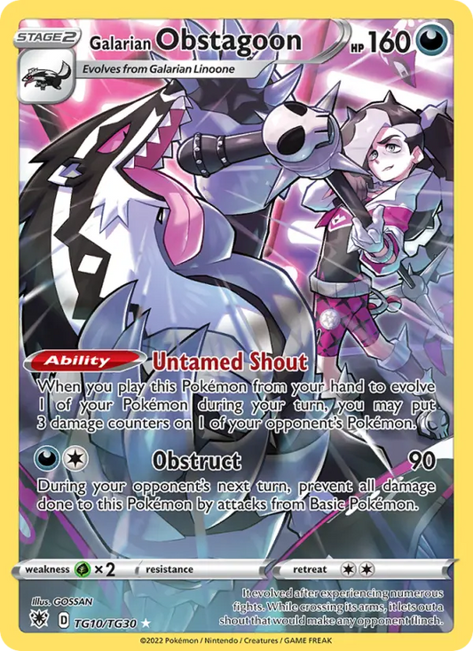 Galarian Obstagoon TG10 Astral Radiance Pokesingles