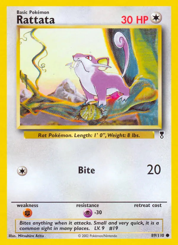 Rattata 89 Legendary Collection Pokesingles