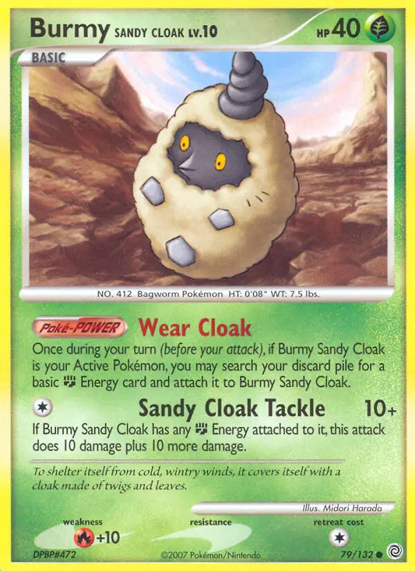 Burmy Sandy Cloak 79 Secret Wonders Pokesingles