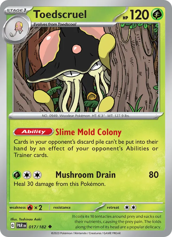 Toedscruel 17 Paradox Rift Pokesingles