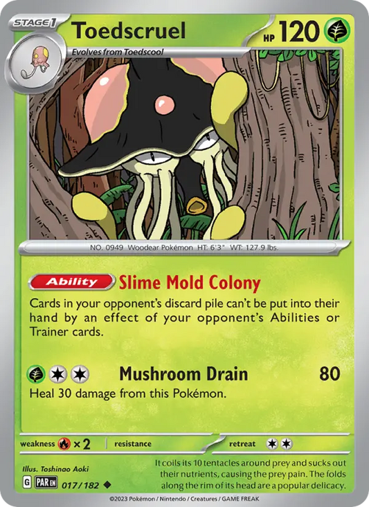 Toedscruel 17 Paradox Rift Pokesingles