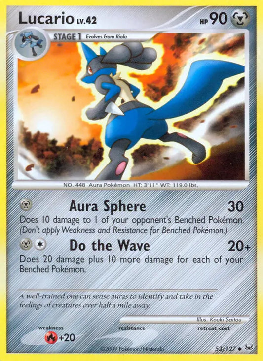 Lucario 53 Platinum Pokesingles