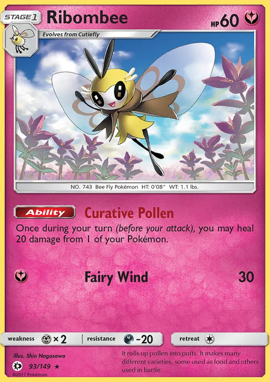 Ribombee 93 Sun & Moon Pokesingles