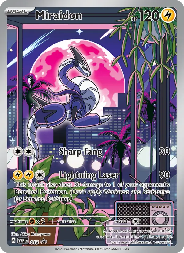 Miraidon 13 SVP Black Star Promos Pokesingles