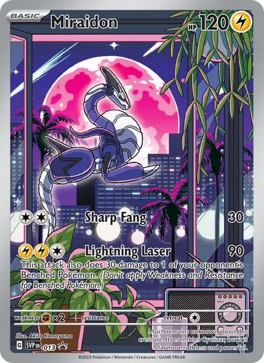 Miraidon 13 SVP Black Star Promos Pokesingles