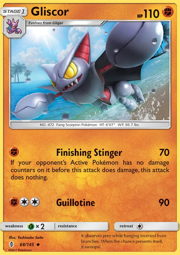 Gliscor 68 Guardians Rising Pokesingles