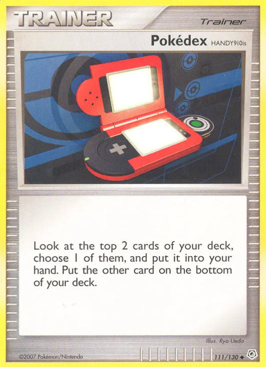 Pokédex HANDY910is 111 Diamond & Pearl Pokesingles