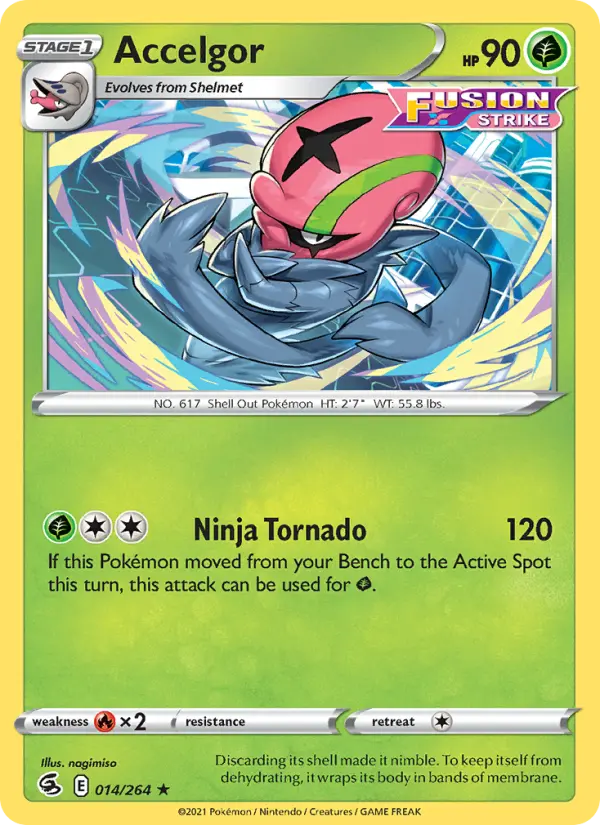 Accelgor 14 Fusion Strike Pokesingles