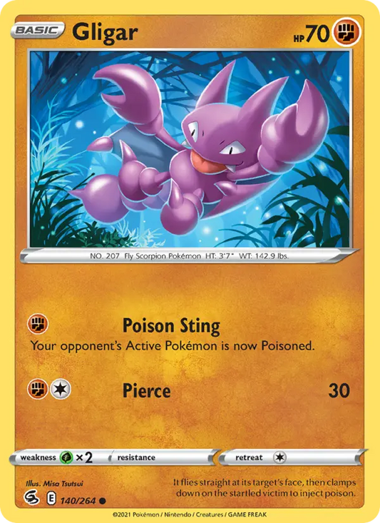 Gligar 140 Fusion Strike Pokesingles