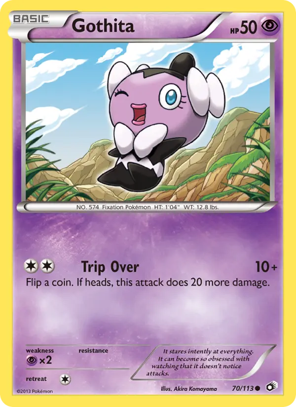 Gothita 70 Legendary Treasures Pokesingles