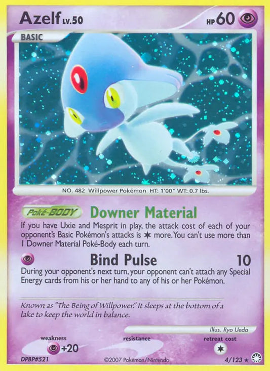 Azelf 4 Mysterious Treasures Pokesingles