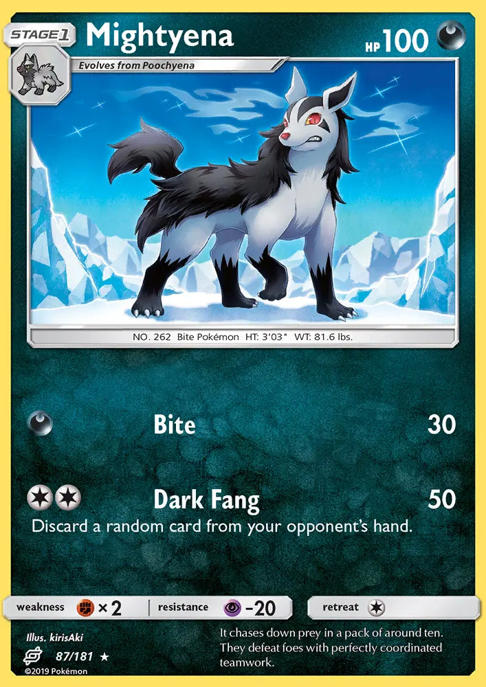 Mightyena 87 Team Up Pokesingles