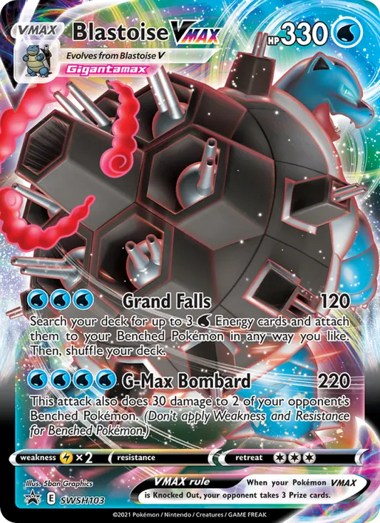 Blastoise VMAX SWSH103 SWSH Black Star Promos Pokesingles