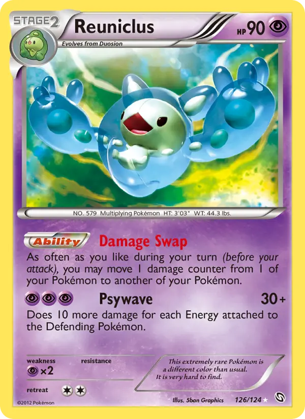 Reuniclus 126 Dragons Exalted Pokesingles
