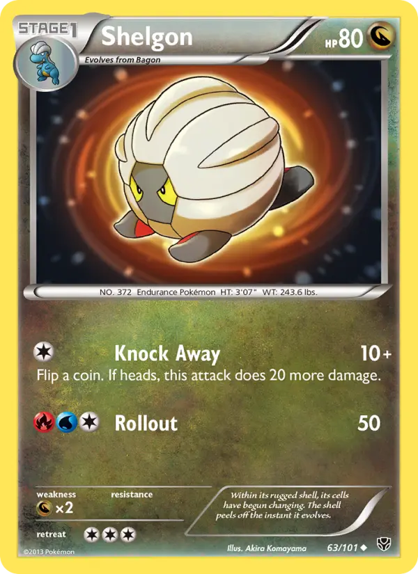 Shelgon 63 Plasma Blast Pokesingles