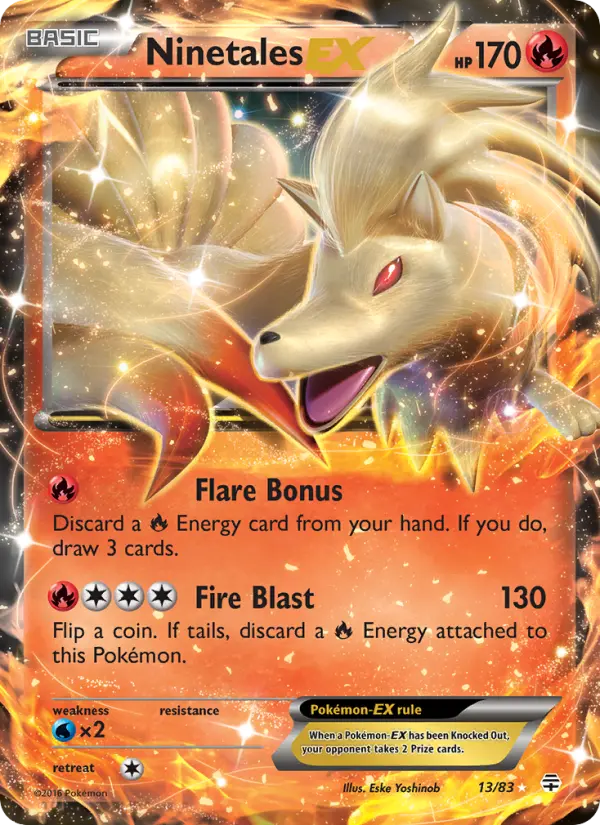 Ninetales EX 13 Generations Pokesingles