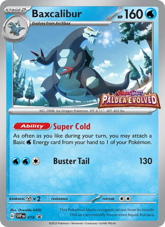 Baxcalibur 19 SVP Black Star Promos Pokesingles
