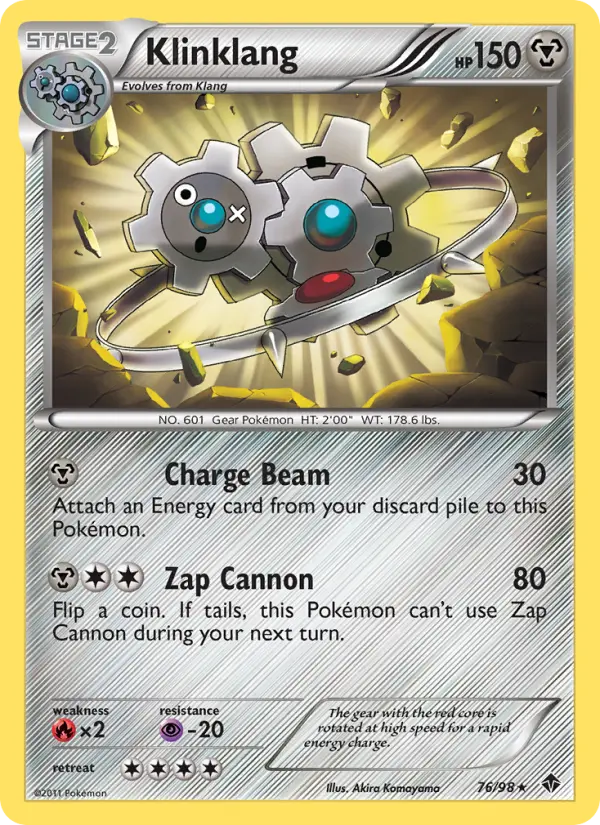 Klinklang 76 Emerging Powers Pokesingles