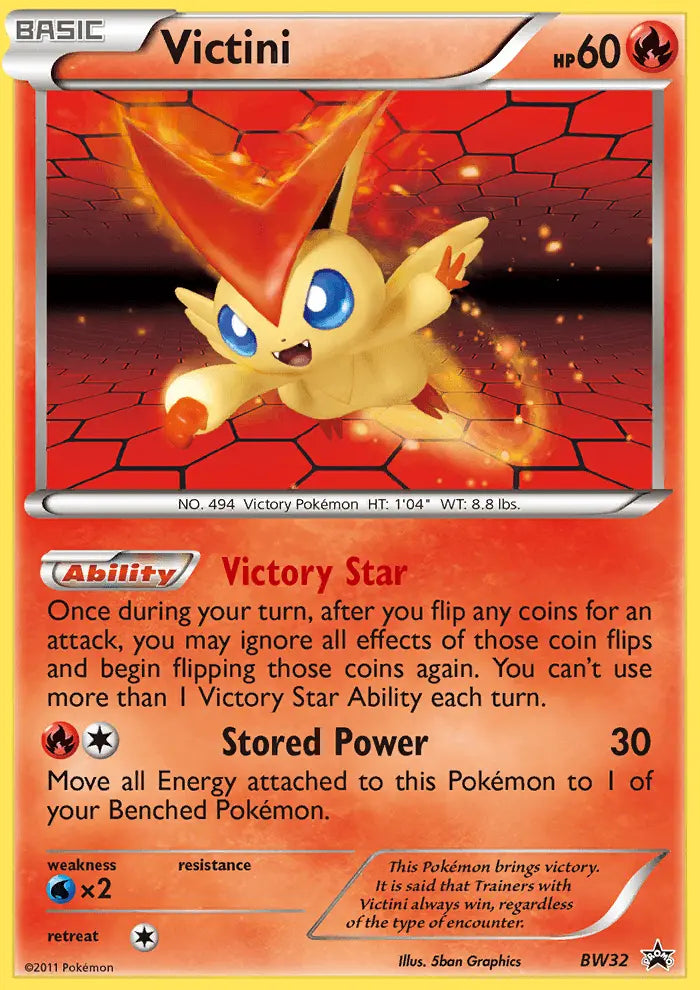 Victini BW32 BW Black Star Promos Pokesingles
