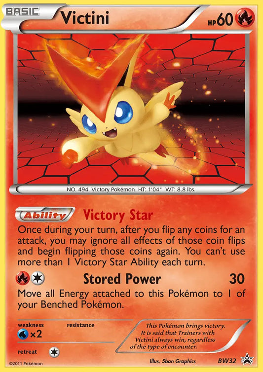 Victini BW32 BW Black Star Promos Pokesingles