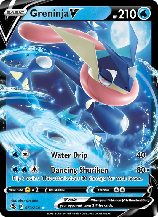 Greninja V 73 Fusion Strike Pokesingles