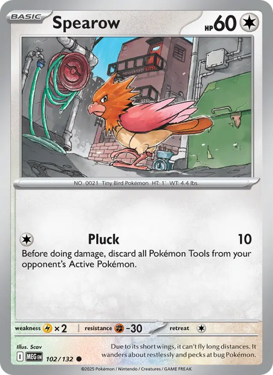 Spearow 102 Mega Evolution Pokesingles