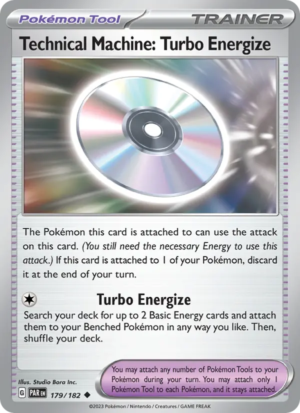 Technical Machine: Turbo Energize 179 Paradox Rift Pokesingles