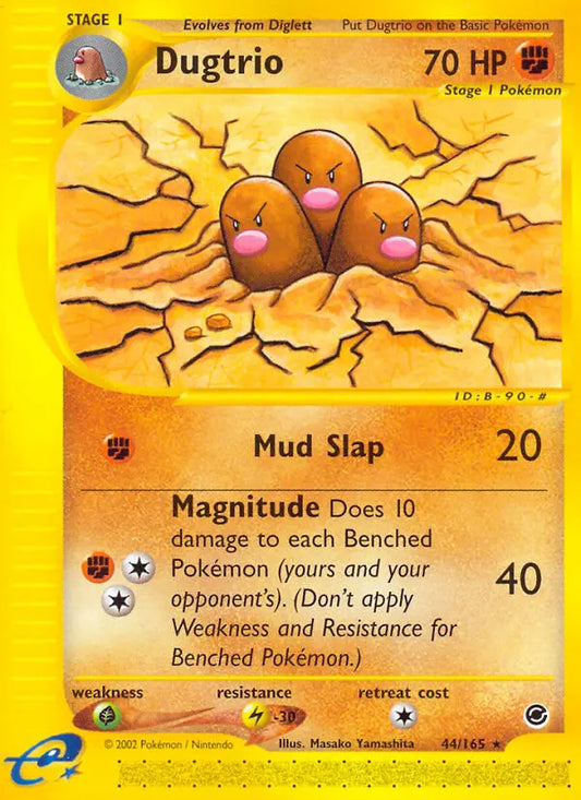 Dugtrio 44 Expedition Base Set Pokesingles