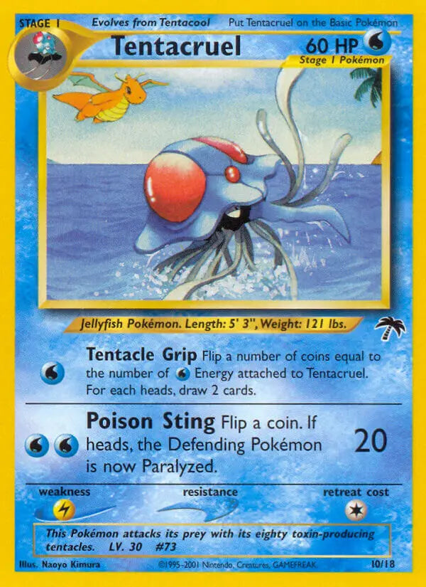 Tentacruel 10 Southern Islands Pokesingles