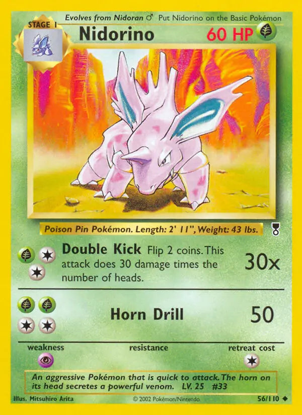 Nidorino 56 Legendary Collection Pokesingles