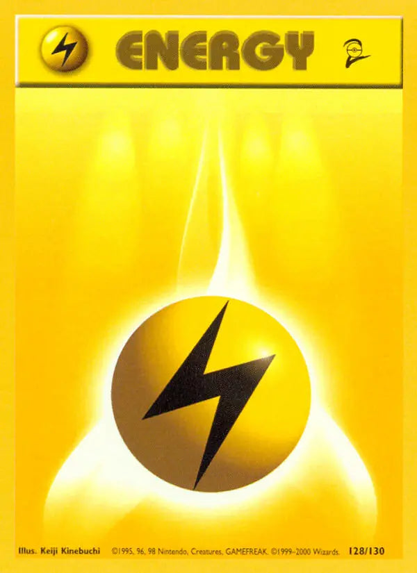 Lightning Energy 128 Base Set 2 Pokesingles