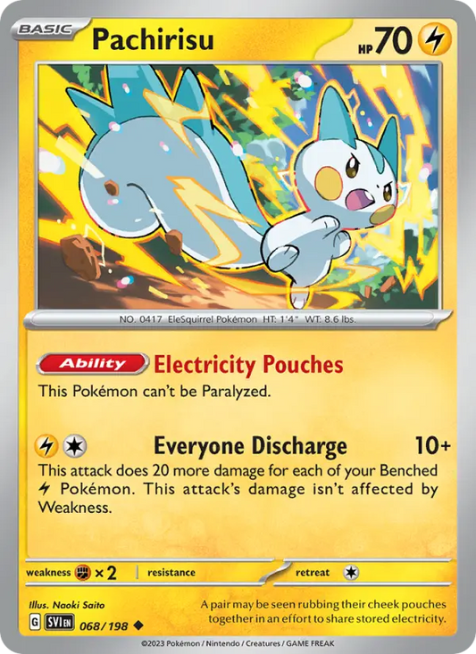 Pachirisu 68 Scarlet & Violet Pokesingles