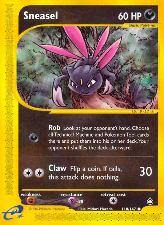 Sneasel 110 Aquapolis Pokesingles