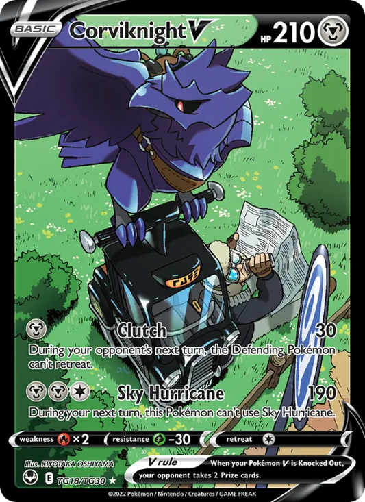 Corviknight V TG18 Silver Tempest Pokesingles