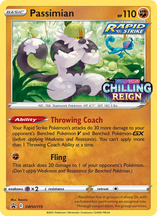 Passimian SWSH115 SWSH Black Star Promos Pokesingles