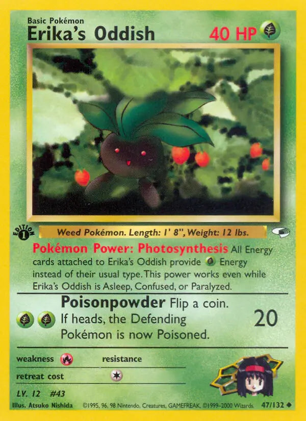Erika's Oddish 47 Gym Heroes Pokesingles
