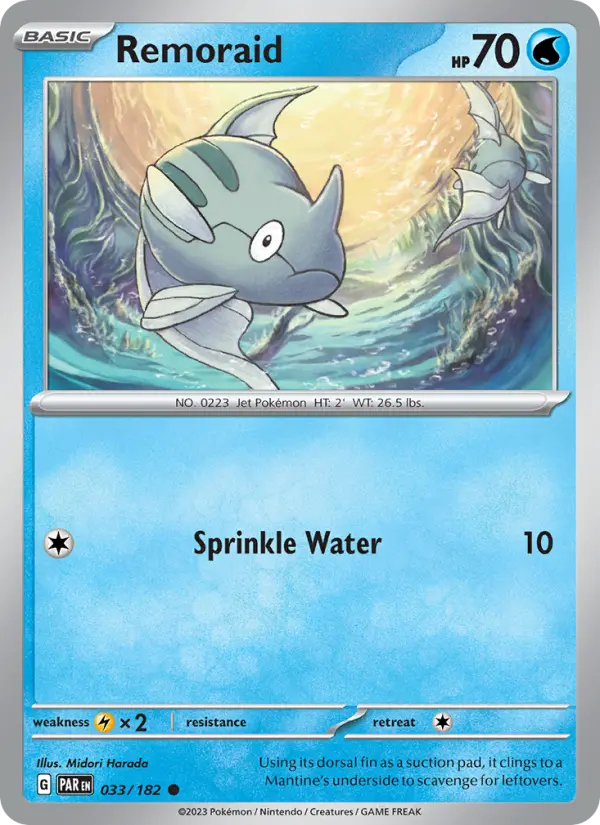 Remoraid 33 Paradox Rift Pokesingles