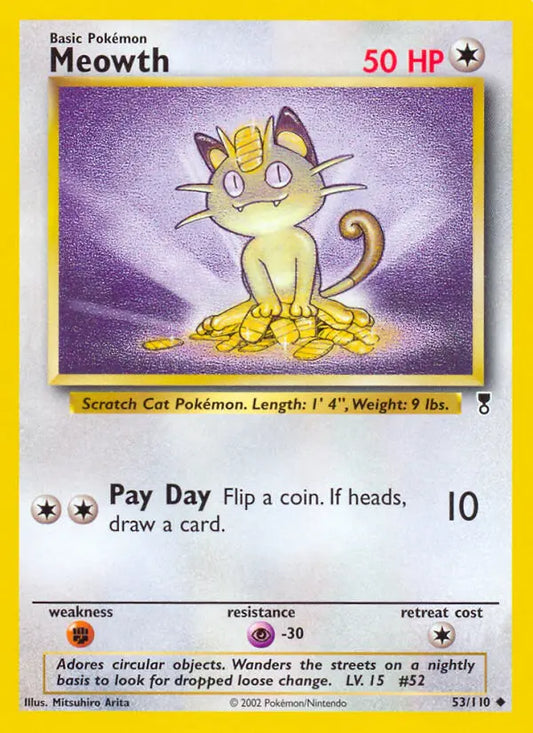 Meowth 53 Legendary Collection Pokesingles