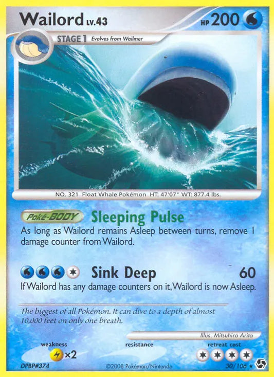 Wailord 30 Great Encounters Pokesingles