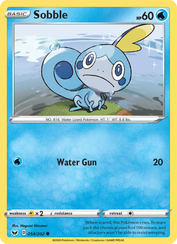 Sobble 54 Sword & Shield Pokesingles